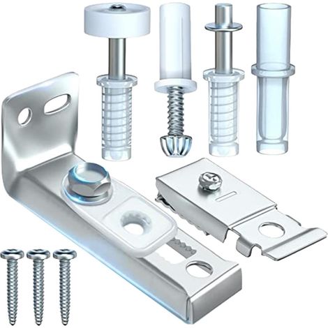 Kit de quincaillerie pour porte de placard pliante, kit de réparation de Kit de réparation de porte en acier (1/5)