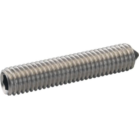 Vis de réglage en acier inoxydable M6x8 DIN 914 20 pièces. (1/3)
