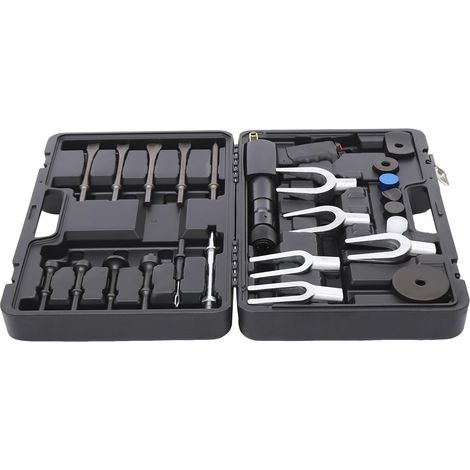 Kit de taladro percutor neumático, kit de cincel neumático, kit de cincel neumático, mango ergonómico, brocas para martillo y cincel neumático, kit de herramientas, herramienta de martillo con
