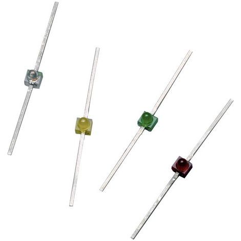 Broadcom HLMP-7040 LED vert bombé 1.9 mm 0.6 mcd 90 ° 2 mA 1.4 V Q67814 (1/4)