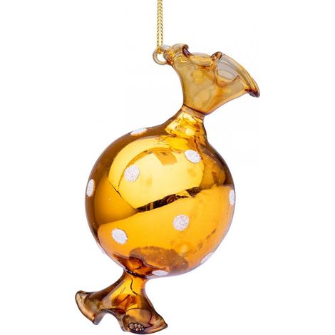PENDENTE VETRO SUGARY ORO