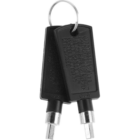 Clé de remplacement pour congélateur, clé métallique robuste pour portes d'appareils électroménagers résidentiels et commerciaux (congélateurs, mini-réfrigérateurs et boîtes de (1/5)