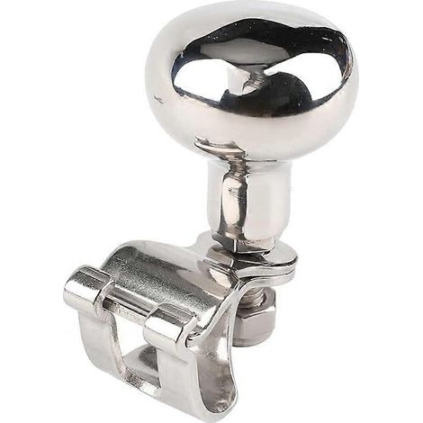 Pommeau de barre tournant en acier inoxydable 316 pour bateau ou yacht, compatible avec les jantes argentées. (1/5)