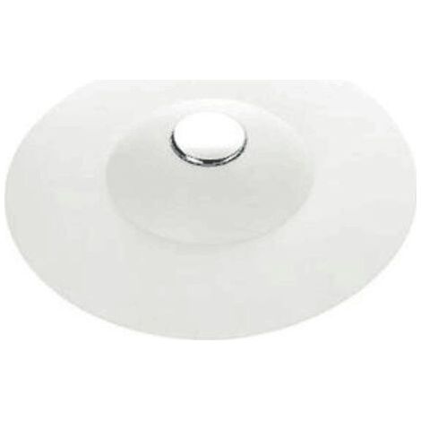 . Bonde de baignoire et douche, avec fonction attrape-cheveux, coloris blanc