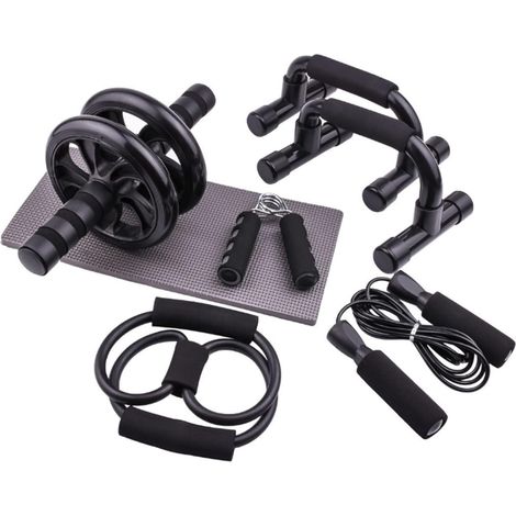 Support pour bandes élastiques multi-usages pour pompes, musculation, abdominaux et exercices pour les mains. (1/5)