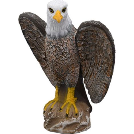 1x Realistische Adler-Gartenfigur aus Kunststoff, Falken-Adler-Statue, Vogelscheuche, Garten-Vogelabwehr, Taubenabwehr, Vögel/Tauben/Krähen (1/4)