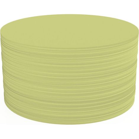 Magnetoplan Kommunikationskarte rund, Ø 140 mm, 500 Stück, gelb, D 140 mm, 500 BL 500 Stk