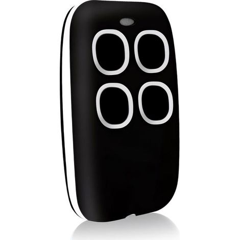 Telecomando universale 4 in 1 per porta da garage, codice variabile, multifrequenza (da 280 a 868 MHz), autoapprendente, bianco. (1/5)