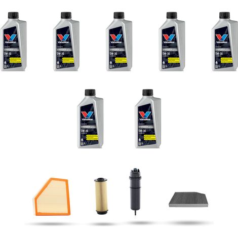 Kit tagliando 4 FILTRI e 7L OLIO compatibile con Bmw serie 3 (G20, G21,G80) 330d hybrid 210kw dal 2020 (1/5)