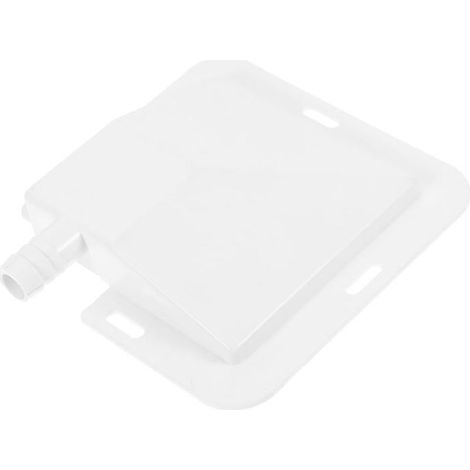 Bac de récupération d'eau de 12 cm pour climatiseur split, avec trous d'évacuation, protection contre les fuites et la condensation, modèle portable à poser au sol. (1/5)