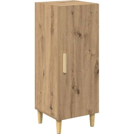 Buffet,Bahut,Meuble de Rangement chêne artisanal 34,5 x 34 x 90 cm Bois d'ingénierie CFW29935 (1/5)
