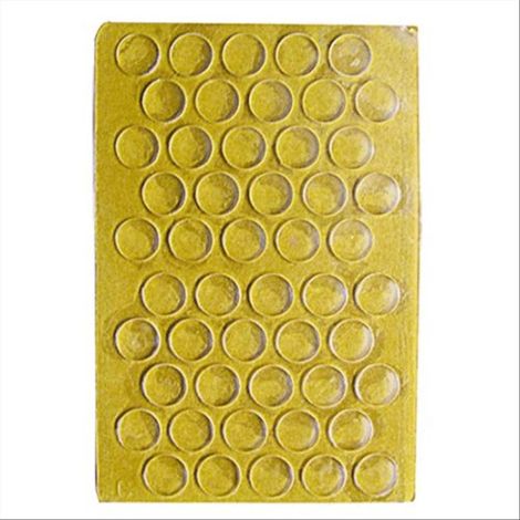 Gommini paracolpi in plastica morbida con blister -Ø 10 x 1.5 - Confezione da 50 pezzi (1/3)