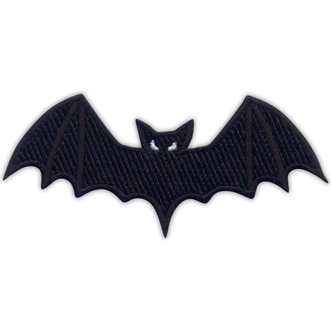 Patchion Vampirfledermaus – Magnetische Rückseite – Gestickter Aufnäher/Abzeichen/Emblem