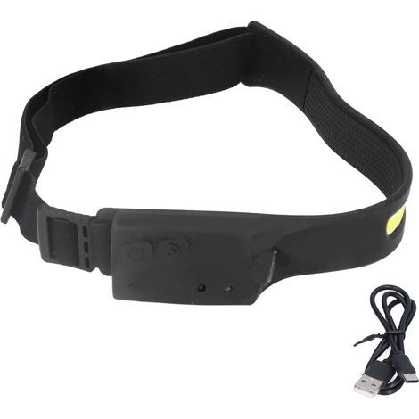 Wiederaufladbare 350-lm-COB-Stirnlampe mit 230°-Abstrahlwinkel, Rundumsicht-Induktionsbeleuchtung, wasserdicht nach IPX4 (1/5)