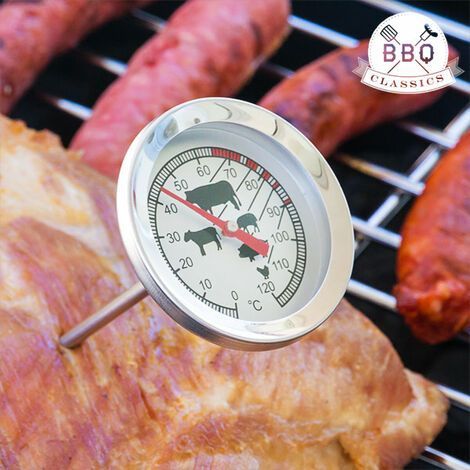 TERMOMETRO IN ACCIAIO DA CARNE PER BBQ (1/4)