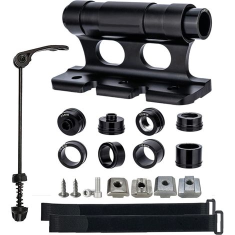 Support de montage de fourche avant de vélo, support de fixation de vélo sur le toit de voiture, support d'installation de dessus de voiture à dégagement rapide avec curseur (1/5)
