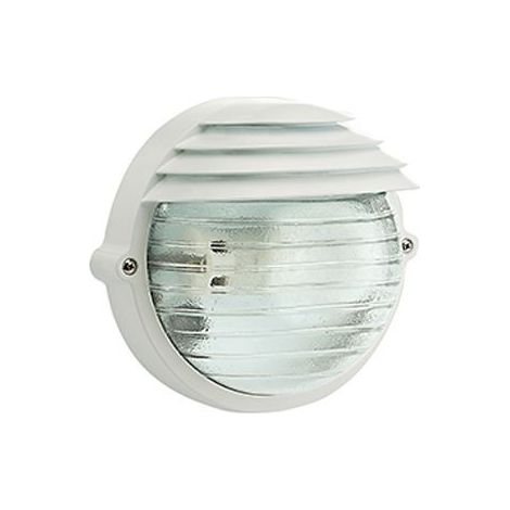 Aplique de línea de párpado redondo blanco grande E27 (1/3)