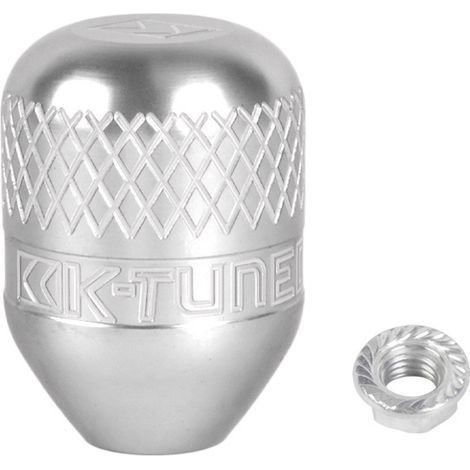 Universal mesh car gear shift knob, engraved gear shift knob, gear shift - silver (1/4)