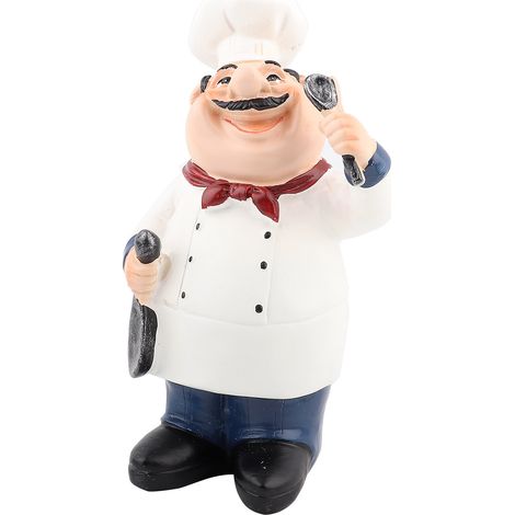 Vintage amerikanische Kochfigur, Café-Dekoration, Kunstharz, Landhausstil (71110-04) (1/5)