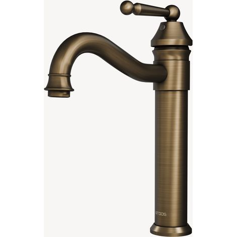 Robinet de lavabo, finition en laiton pour un style antique