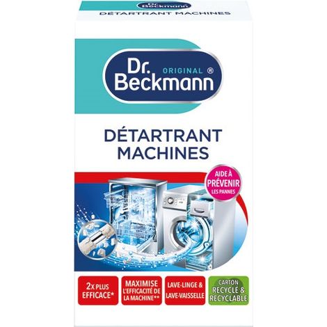 DR BECKMANN - Detartrant machines a laver et lave vaisselle 2x50 gr