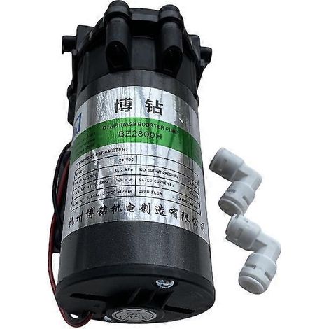 Pompe de surpression à osmose inverse 800 GPD, 24 V CC, pression de 1,0 MPa, haute capacité. (1/5)