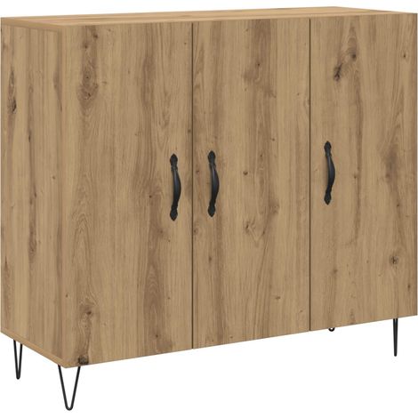 Maison Exclusive - Aparador Roble artisan 90 x 32,5 x 80 cm Mader (1/5)