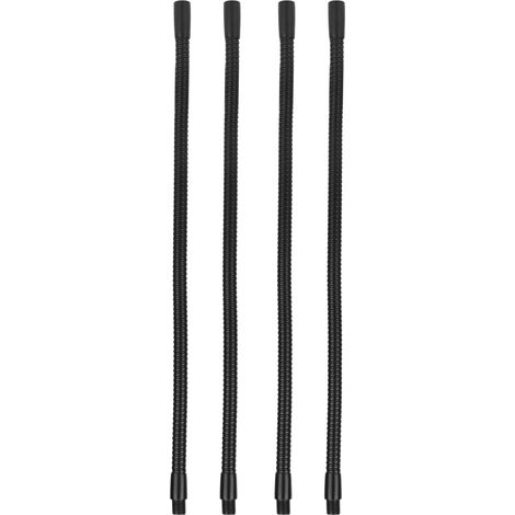 Estink Aluminium-Hals-Lampenschlauch, 10 mm Kaliber, flexibler Tischlampenschlauch, Beleuchtungsrohr für DIY-Schreibtischlampen, Pflanzenlichter, 4 Stück (35 cm) (1/5)