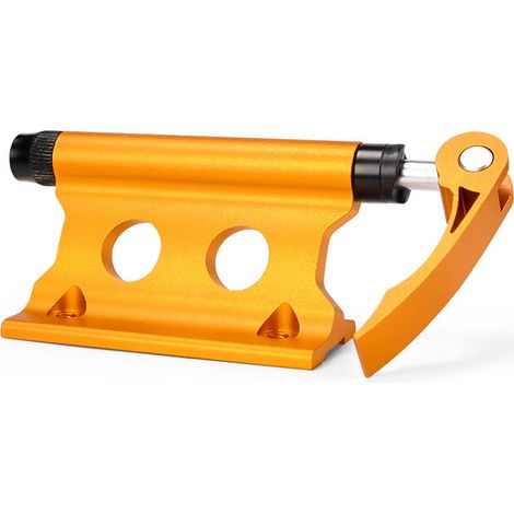 Support de fourche avant de vélo à dégagement rapide en alliage d'aluminium robuste avec roulements renforcés, fixation pour toit de voiture, jaune, taille unique