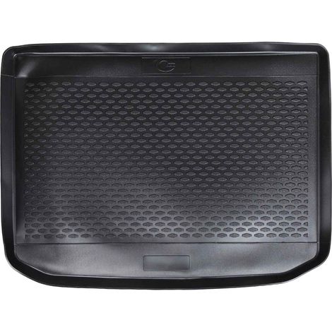 Trunk Mat Black suitable for AUDI A3 SPORTBACK 2013-2019 Rubber vidaXL