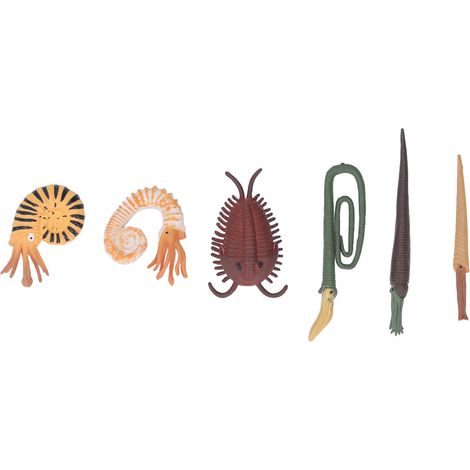 Figurines d'Animaux Marins Préhistoriques - Collection Miniature Réaliste pour Décoration - Dinosaures Océan Anciens BL 1114 (1/5)