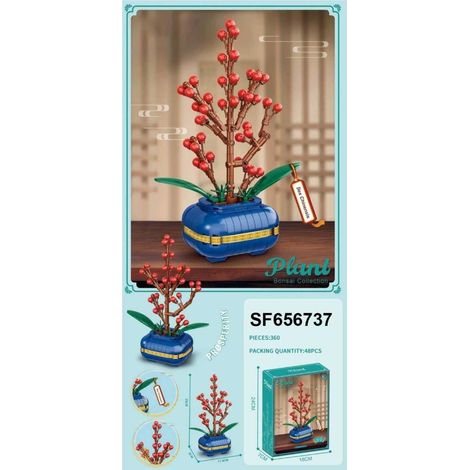 Bonsái - Ilex Chinensis - Juego de bloques de 360 piezas