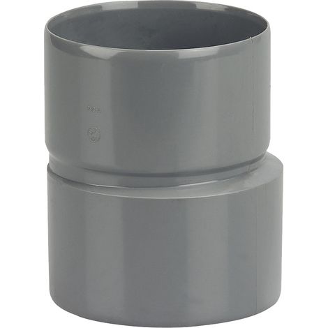 Wavin Reducción excéntrica PVC gris Ø110/100 mm
