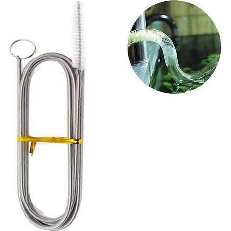 Brosse flexible de 1,55 m pour réfrigérateur - Outil de nettoyage des canalisations de cuisine (1/4)