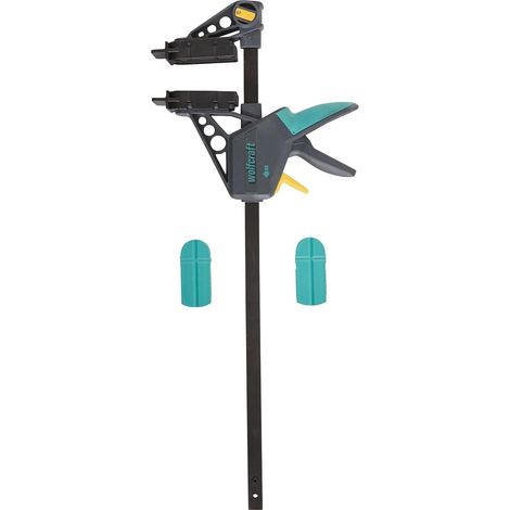 1 - Serre-joint à main - Accessoire de terrasse - Pose précise de lames jusqu&39à 20 cm - Force de serrage 120 kg - Pour menuiserie extérieure - Noir - 45 cm (1/5)