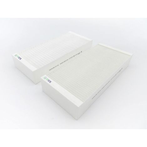 Top Filter – Lot de 2 filtres G4/M5 pour VMC UNELVENT Domeo 210 et EQUATION ATACAMA – Dimensions 275x125x48mm – Filtre plissé synthétique