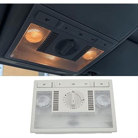 Plafonnier de lecture, éclairage de toit gris 6Q0959613a pour Seat Altea (à partir de 2004), Seat Leon 4 (2006-2013) et Seat Toledo (2005-2009) (1/4)