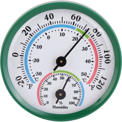 Mini Thermomètre Hygromètre Intérieur Sans Pile pour Bureau Maison Jardin Suspendu Mesure Température Humidité-KZQ (1/5)