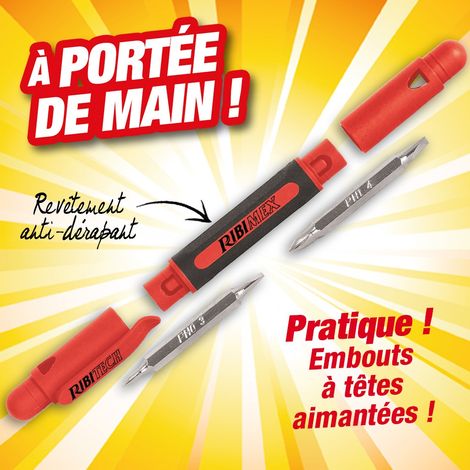 Tournevis 4 en 1 forme stylo (1/2)