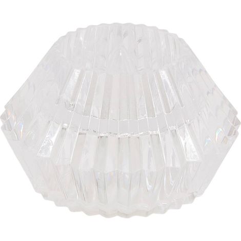 Vela LED Crysta redonda, 7 cm de diámetro, transparente - Atmosphera créateur d'intérieur (1/2)