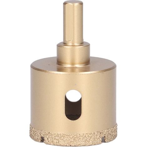 Foret Diamant pour Céramique, Mèche à Percer 42mm avec Queue Triangle pour Carrelage