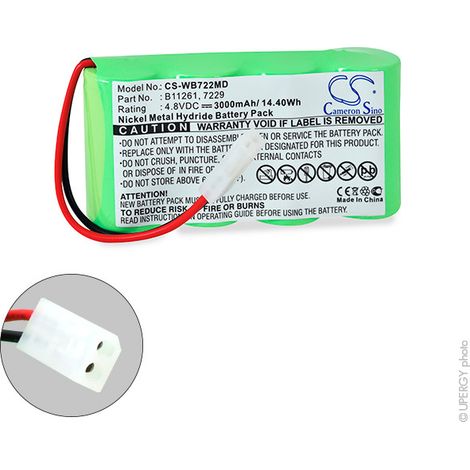 CS - Batterie médicale rechargeable 4.8V 3000mAh