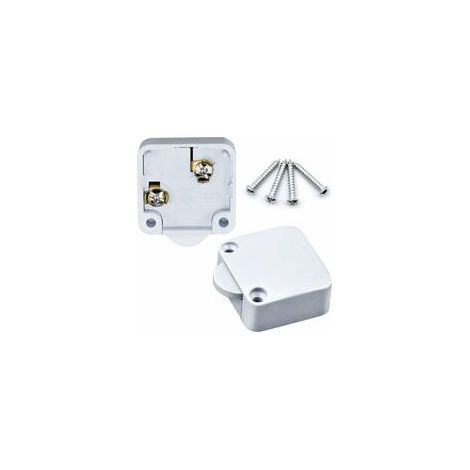2 Pièce Interrupteur de Placard D'armoire Interrupteurs 2A/250V Interrupteur Automatique Placards pour S'applique à Divers Appareils D'éclairage et Tous Types Portes (Blanche) (1/5)