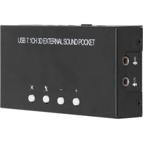 Carte Son Externe USB 7.1 pour PC avec Microphone et Sortie Audio Surround (1/5)