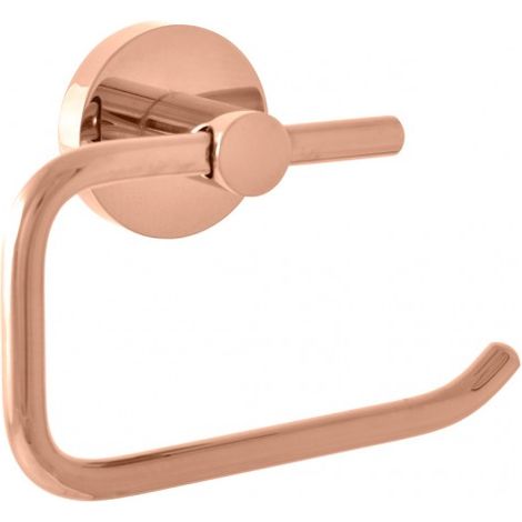 Porte papier toilettes COLORADO en laiton rose gold poli 14,2cm (1/2)