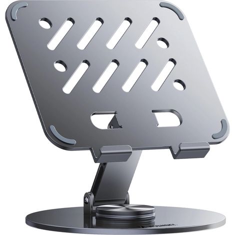 Wozinsky WRS-DSY84SS 360° drehbarer Tablet-Ständer aus Aluminium – Grau (1/5)