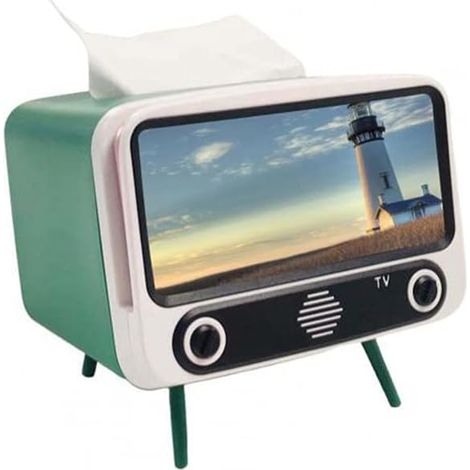 2 in 1 Retro Taschentuchbox multifunktionaler Computer und (1/5)