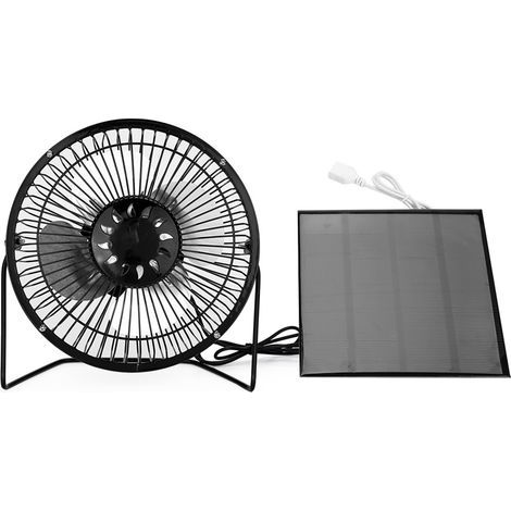 Mini-Tragventilator mit USB-Solarpanel-Antrieb zur Kühlung (1/5)