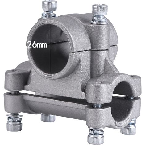Support de poignée en aluminium pour débroussailleuse portative, adapté tube de 26 mm (1/5)