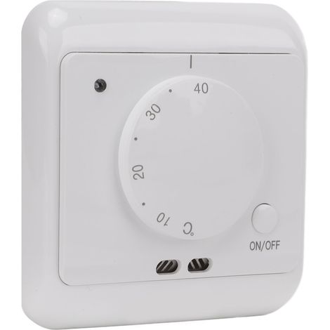 Mechanischer Thermostat für elektrische Fußbodenheizung, Heizgeräte für Gewerbe-, Industrie- und Wohngebäude, 230 V Wechselstrom (1/5)